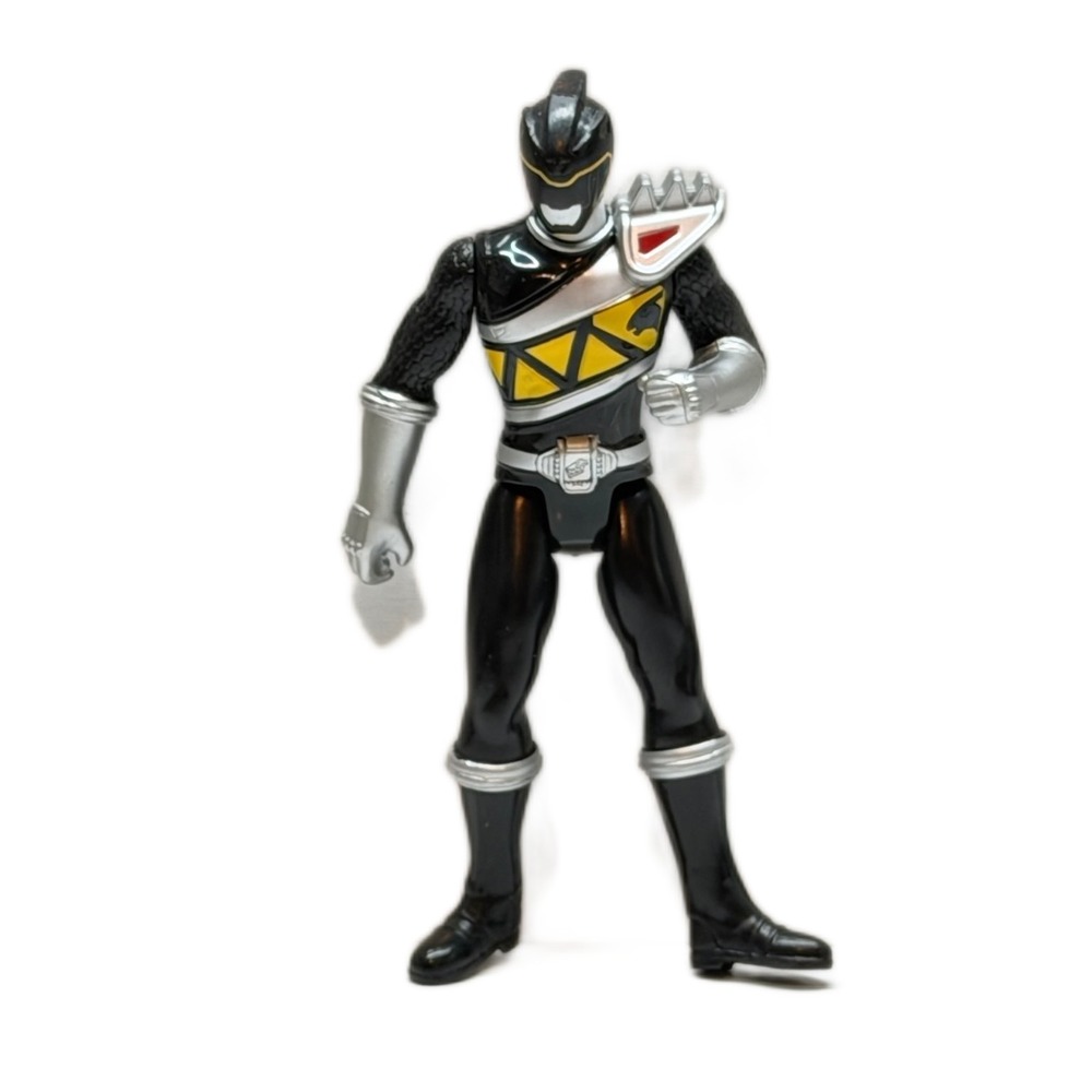 Power Rangers Dino Charge Black Ranger Action Figure 5.5" Bandai Hasbro Saban